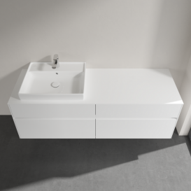 Тумба под раковину Villeroy & Boch Collaro 160х50 см МДФ глянцевый белый C02200DH