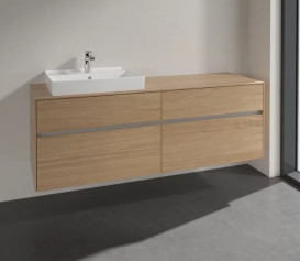 Тумба під раковину Villeroy&Boch Collaro 160х50 см ДСП північний дуб C02200VJ