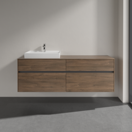 Тумба під раковину Villeroy & Boch Collaro 160х50 см ДСП дуб аризона C02200VH