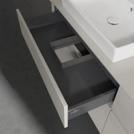 Тумба под раковину Villeroy & Boch Collaro 160х50 см ДСП мягкий серый C02200VK