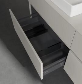 Тумба под раковину Villeroy & Boch Collaro 160х50 см ДСП мягкий серый C02200VK