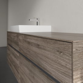 Тумба під раковину Villeroy & Boch Collaro 160х50 см ДСП кам'яний дуб C02200RK