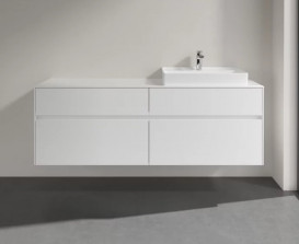 Тумба под раковину Villeroy & Boch Collaro 160х50 см МДФ глянцевый белый C02300DH