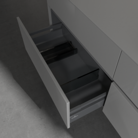 Тумба під раковину Villeroy&Boch Collaro 160х50 см МДФ глянсовий сірий C02300FP