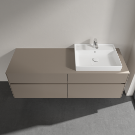 Тумба под раковину Villeroy & Boch Collaro 160х50 см ДСП трюфель серый C02300VG