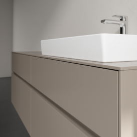 Тумба под раковину Villeroy & Boch Collaro 160х50 см ДСП трюфель серый C02300VG