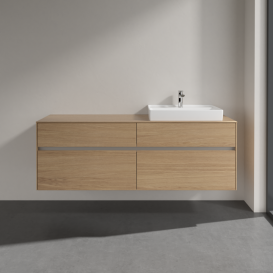 Тумба під раковину Villeroy&Boch Collaro 160х50 см ДСП північний дуб C02300VJ