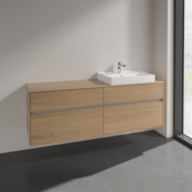 Тумба під раковину Villeroy&Boch Collaro 160х50 см ДСП північний дуб C02300VJ