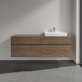 Тумба під раковину Villeroy & Boch Collaro 160х50 см ДСП дуб аризона C02300VH