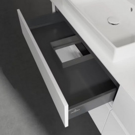 Тумба під раковину Villeroy&Boch Collaro 160х50 см ДСП білий матовий C02400MS