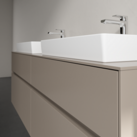 Тумба под раковину Villeroy & Boch Collaro 160х50 см ДСП трюфель серый C02400VG