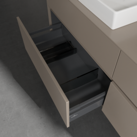 Тумба под раковину Villeroy & Boch Collaro 160х50 см ДСП трюфель серый C02400VG