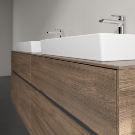 Тумба під раковину Villeroy & Boch Collaro 160х50 см ДСП дуб аризона C02400VH