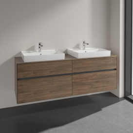 Тумба під раковину Villeroy & Boch Collaro 160х50 см ДСП дуб аризона C02400VH