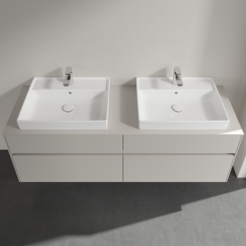 Тумба під раковину Villeroy&Boch Collaro 160х50 см ДСП м'який сірий C02400VK