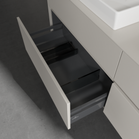 Тумба під раковину Villeroy&Boch Collaro 160х50 см ДСП м'який сірий C02400VK