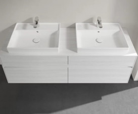 Тумба під раковину Villeroy&Boch Collaro 160х50 см ДСП біле дерево C02400E8