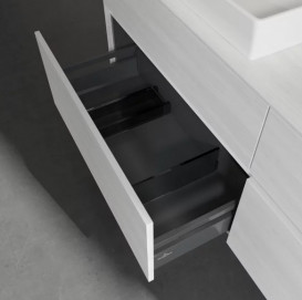 Тумба під раковину Villeroy&Boch Collaro 160х50 см ДСП біле дерево C02400E8