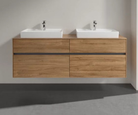 Тумба під раковину Villeroy & Boch Collaro 160х50 см ДСП дуб канзас C02400RH