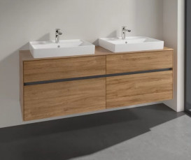 Тумба під раковину Villeroy & Boch Collaro 160х50 см ДСП дуб канзас C02400RH