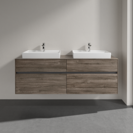 Тумба под раковину Villeroy & Boch Collaro 160х50 см ДСП каменный дуб C02400RK