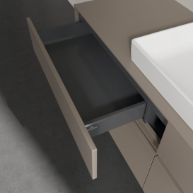 Тумба под раковину Villeroy & Boch Collaro 160х50 см ДСП трюфель серый C02500VG