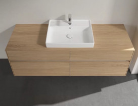 Тумба под раковину Villeroy & Boch Collaro 160х50 см ДСП северный дуб C02500VJ