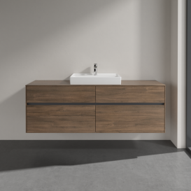 Тумба під раковину Villeroy & Boch Collaro 160х50 см ДСП дуб аризона C02500VH