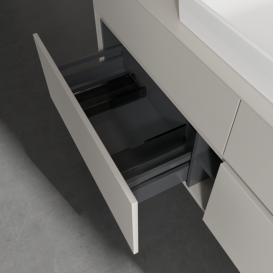Тумба під раковину Villeroy&Boch Collaro 160х50 см ДСП м'який сірий C02500VK