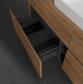 Тумба под раковину Villeroy & Boch Collaro 160х50 см ДСП дуб канзас C02500RH