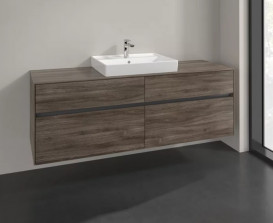 Тумба под раковину Villeroy & Boch Collaro 160х50 см ДСП каменный дуб C02500RK