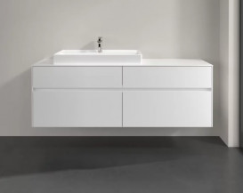 Тумба под раковину Villeroy & Boch Collaro 160х50 см ДСП белый матовый C02600MS