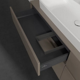 Тумба под раковину Villeroy & Boch Collaro 160х50 см ДСП трюфель серый C02600VG