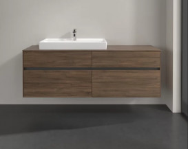 Тумба під раковину Villeroy & Boch Collaro 160х50 см ДСП дуб аризона C02600VH