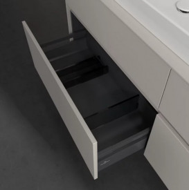 Тумба під раковину Villeroy&Boch Collaro 160х50 см ДСП м'який сірий C02600VK