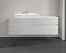 Тумба под раковину Villeroy & Boch Collaro 160х50 см ДСП белое дерево C02600E8