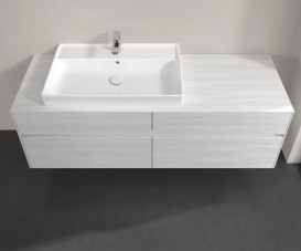 Тумба под раковину Villeroy & Boch Collaro 160х50 см ДСП белое дерево C02600E8