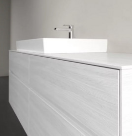 Тумба под раковину Villeroy & Boch Collaro 160х50 см ДСП белое дерево C02600E8