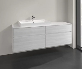 Тумба под раковину Villeroy & Boch Collaro 160х50 см ДСП белое дерево C02600E8