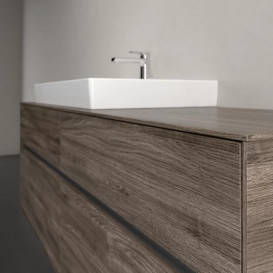 Тумба під раковину Villeroy & Boch Collaro 160х50 см ДСП кам'яний дуб C02600RK
