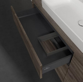 Тумба під раковину Villeroy & Boch Collaro 160х50 см ДСП кам'яний дуб C02600RK