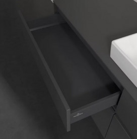 Тумба под раковину Villeroy & Boch Collaro 160х50 см МДФ глянцевый серый C02700FP