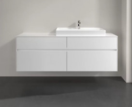 Тумба под раковину Villeroy & Boch Collaro 160х50 см ДСП белый матовый C02700MS