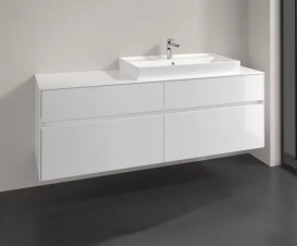 Тумба под раковину Villeroy & Boch Collaro 160х50 см ДСП белый матовый C02700MS