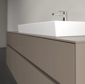 Тумба под раковину Villeroy & Boch Collaro 160х50 см ДСП трюфель серый  C02700VG