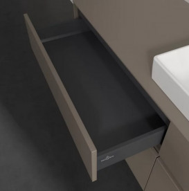 Тумба под раковину Villeroy & Boch Collaro 160х50 см ДСП трюфель серый  C02700VG
