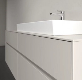 Тумба под раковину Villeroy & Boch Collaro 160х50 см ДСП мягкий серый C02700VK