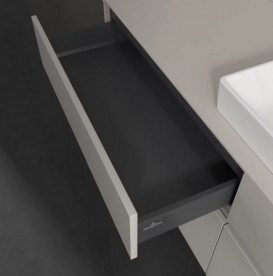 Тумба под раковину Villeroy & Boch Collaro 160х50 см ДСП мягкий серый C02700VK