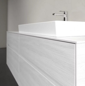 Тумба під раковину Villeroy&Boch Collaro 160х50 см ДСП біле дерево C02700E8