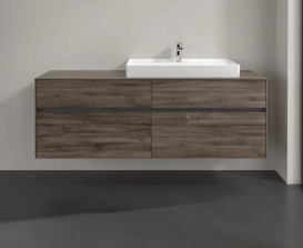 Тумба под раковину Villeroy & Boch Collaro 160х50 см ДСП каменный дуб C02700RK